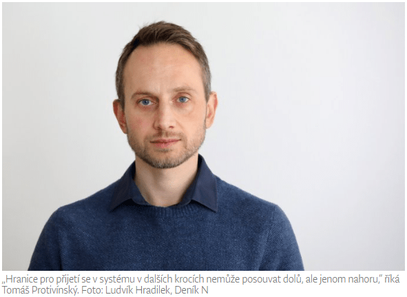 O rozdělování žáků na střední školy s autorem systému Tomášem&nbsp;Protivínským